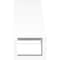 Ekena Millwork 3-in. W x 6-in. D x 6-in. H Olympic Architectural Grade PVC Knee Brace BRCP03X06X06OLY - alternate 4